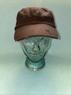 HOBBY LOBBY Distressed baseball cap with adjustable hook and loop black size OSF